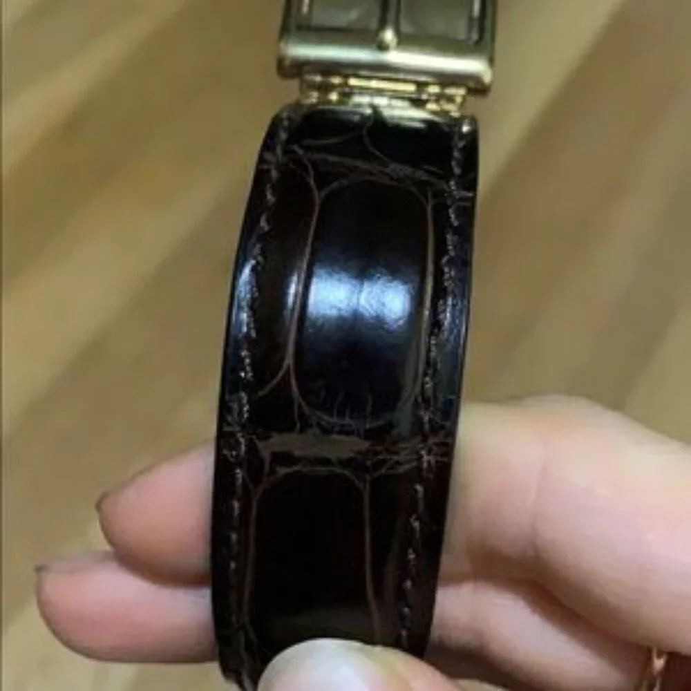 Vintage Gucci Belt Buckle Strap Bangle Bracelet - Picture 8 of 12